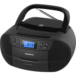 Daewoo Radio CD/Cassette DW3014 Negro